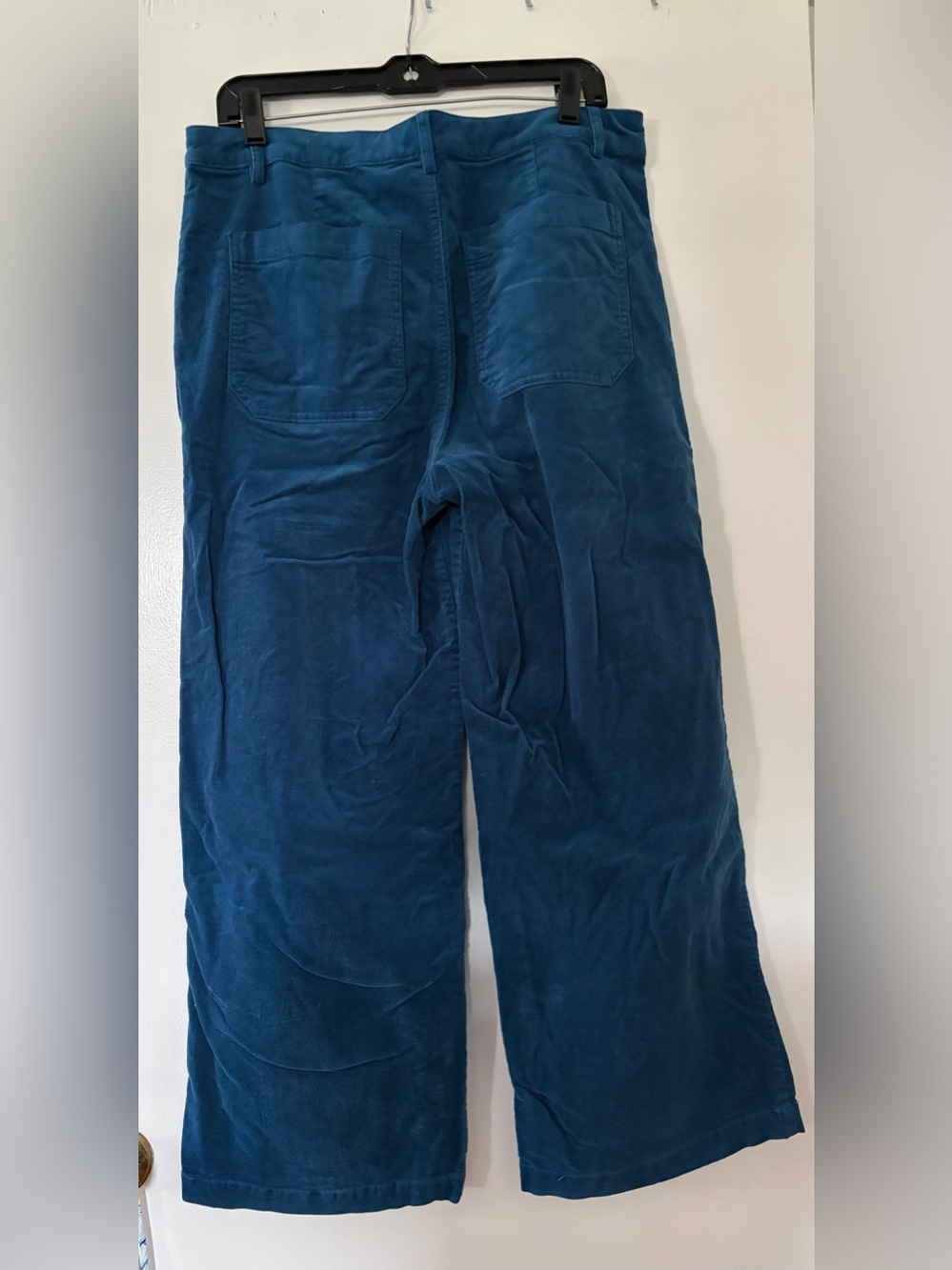 EUC J.crew wide leg Blue Corduroy Pants 31 - Picture 2 of 3